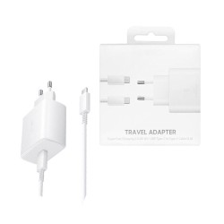 Travel Adaptor EP-TA845XBEGCN USB Type C 45W with Type C to Type C Cable (5A) White Travel Adaptor EP-TA845XBEGCN USB Type C 45W with Type C to Type C Cable (5A) White